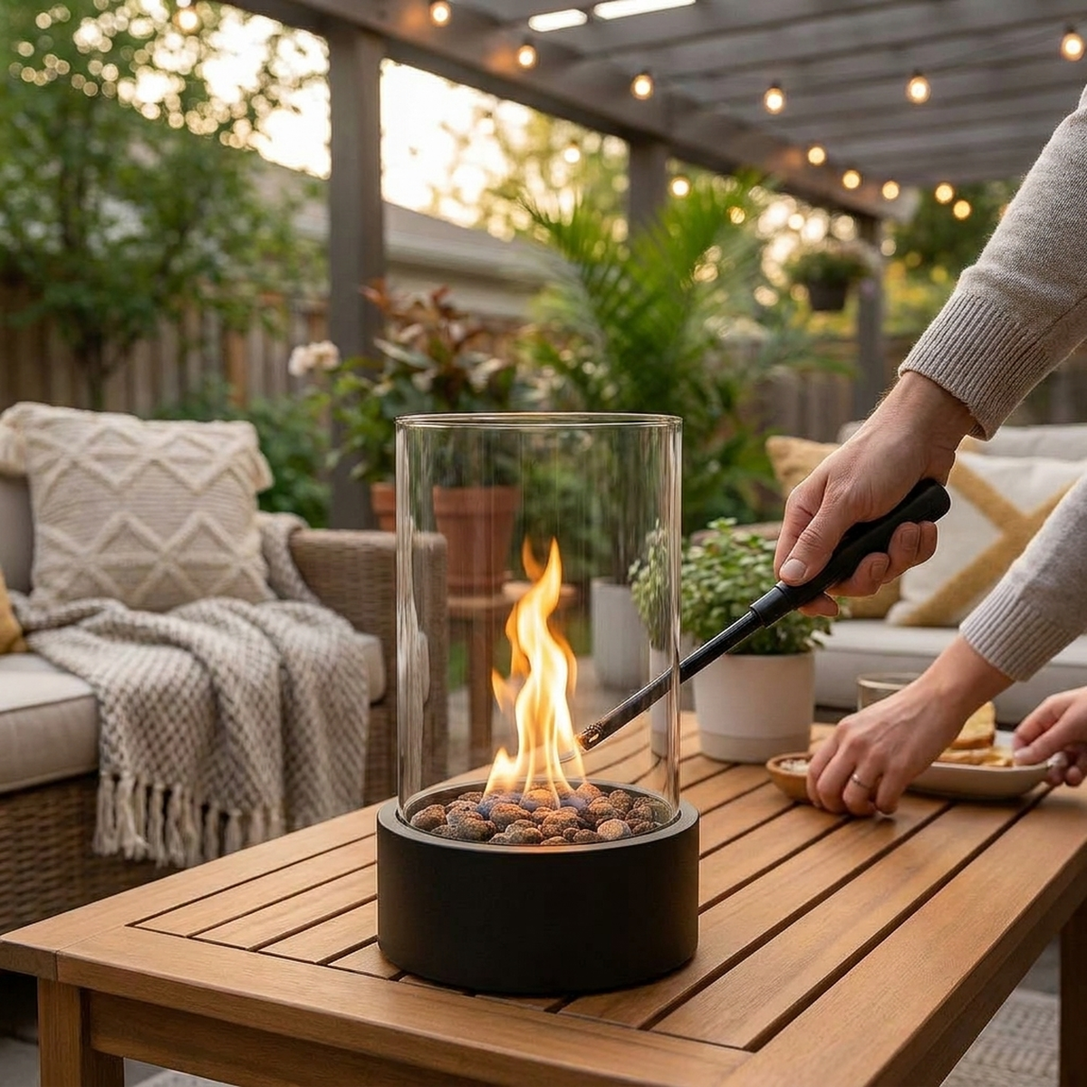 LISTINGOPT::kovosis::modern-table-fireplace-smoke-free-real-flames::02-inuse