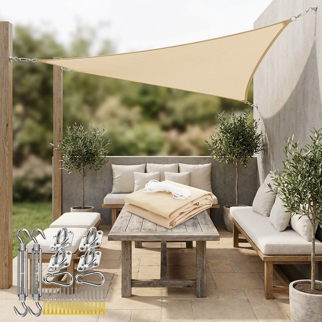 LISTINGOPT::kovosis::multi-size-triangle-sun-shade-sail-waterproof-outdoor-garden-patio-party-sunscreen-awing-sun-canopy-for-beach-camping-pool::01-hero