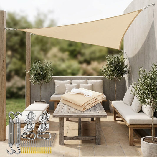LISTINGOPT::kovosis::multi-size-triangle-sun-shade-sail-waterproof-outdoor-garden-patio-party-sunscreen-awing-sun-canopy-for-beach-camping-pool::01-hero