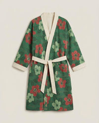 LISTINGOPT::kovosis::naturerobe-organic-cotton-kimono-bathrobe-with-breathable-gauze-fabric-and-reversible-design-for-relaxed-everyday-comfort-and-natural-elegance::color-green---red