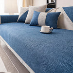 LISTINGOPT::kovosis::naturweft-non-slip-cotton-linen-sofa-throw-blanket-designed-for-all-season-comfort-furniture-protection-and-stylish-living-room-enhancement::color-blue