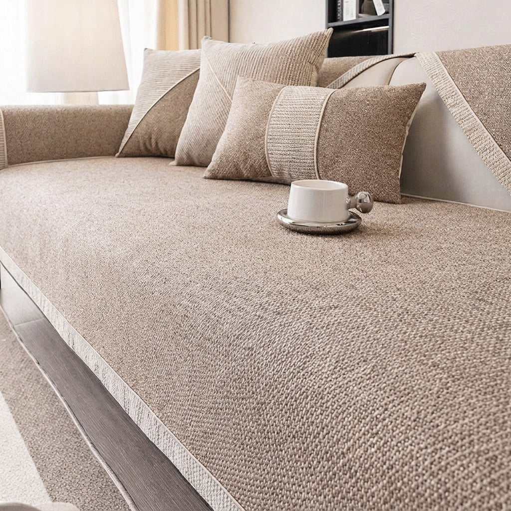 LISTINGOPT::kovosis::naturweft-non-slip-cotton-linen-sofa-throw-blanket-designed-for-all-season-comfort-furniture-protection-and-stylish-living-room-enhancement::color-sand