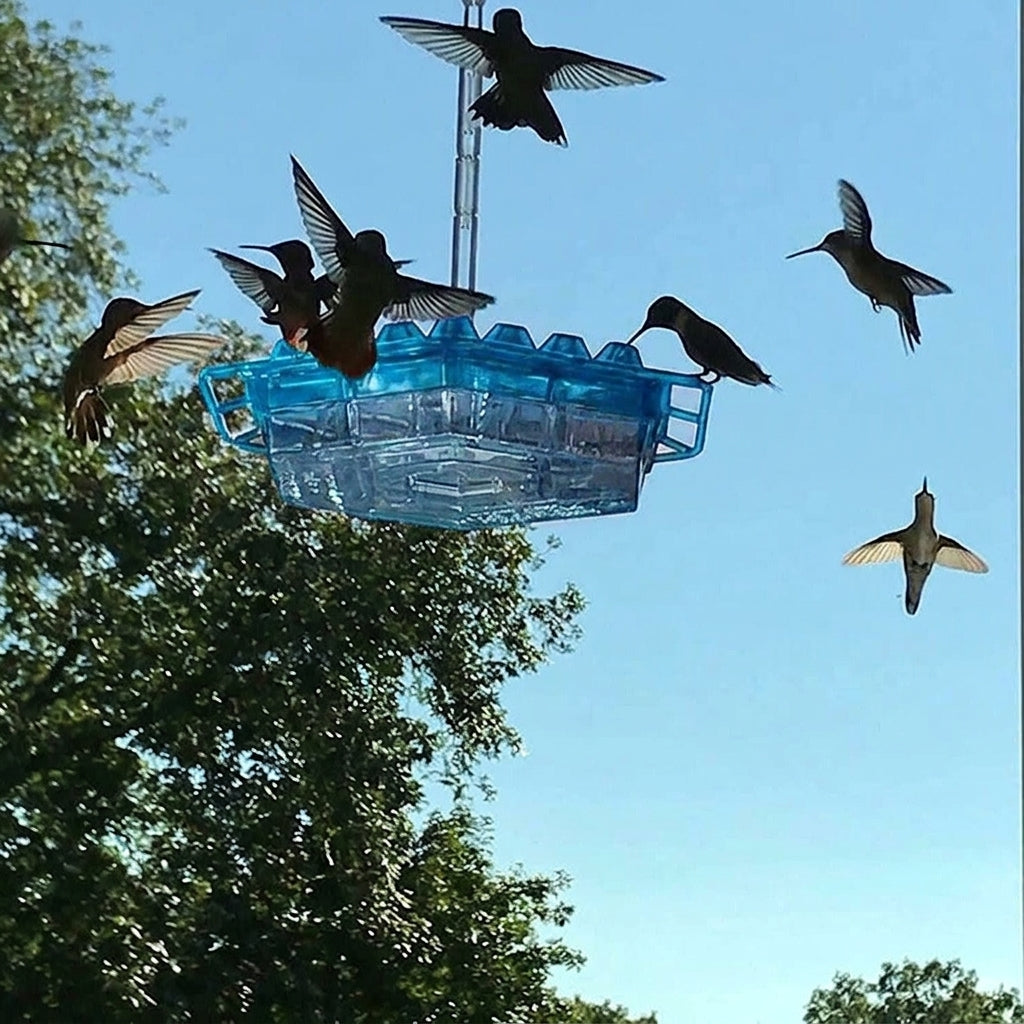 LISTINGOPT::kovosis::nectarhaven-ant-proof-hummingbird-feeder-with-30-easy-access-ports::color-blue