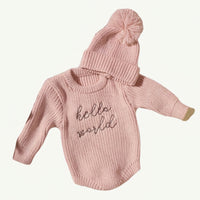 LISTINGOPT::kovosis::neugeborenen-strick-bodysuit-set-hypoallergen-umweltfreundlich::color-pink