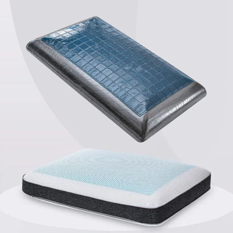 LISTINGOPT::kovosis::new-summer-double-sided-available-gel-cooling-pillow-bamboo-charcoal-memory-foam-ergonomics-pillows-for-bedroom-with-pillowcase::04-closeup