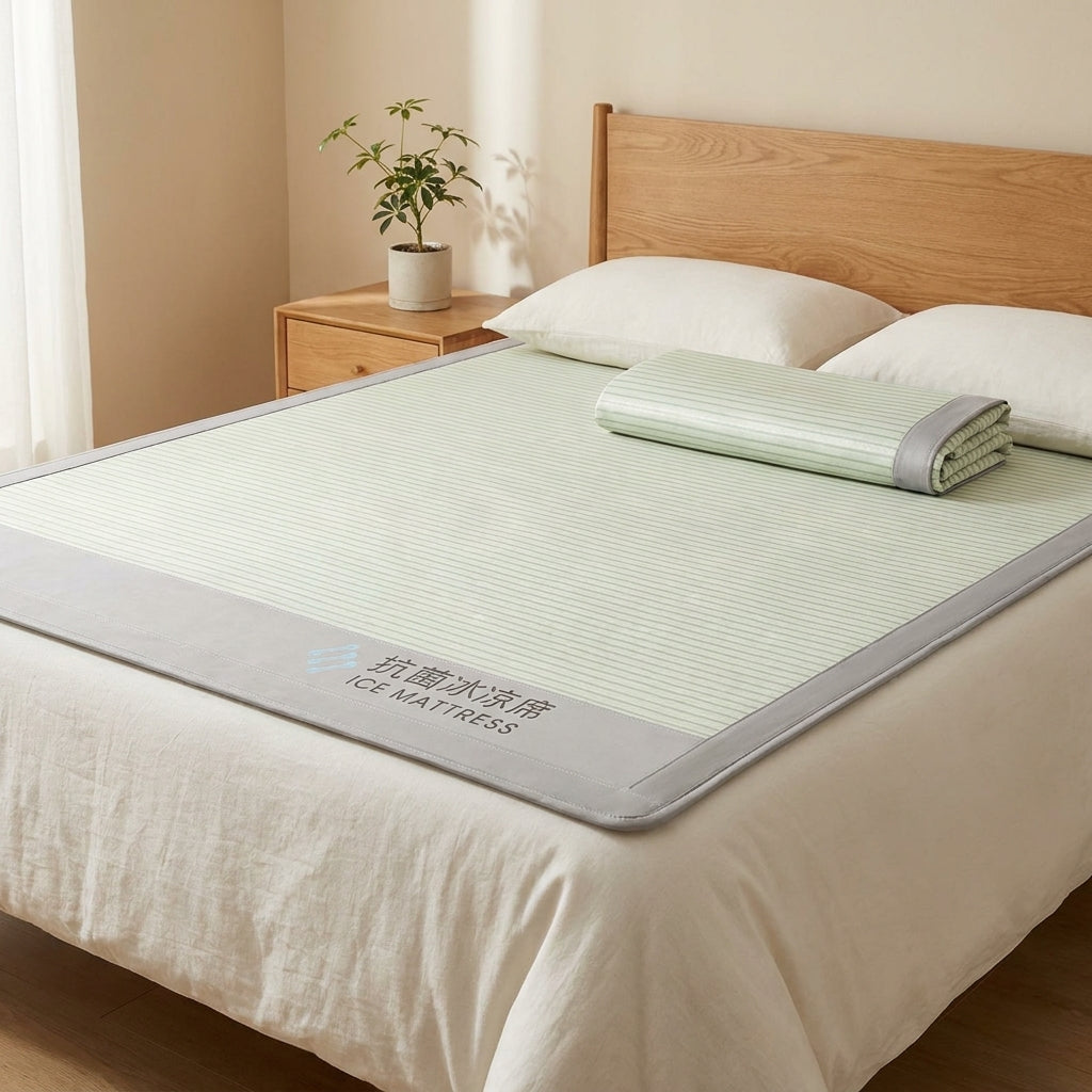 LISTINGOPT::kovosis::new-summer-ice-silk-cool-mat-bed-sheet-set-machine-washable-ice-silk-cold-feeling-bed-sheet-a-mat-for-sleeping-naked-in-summer::01-hero