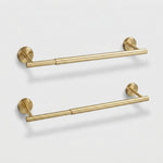 LISTINGOPT::kovosis::no-drill-or-drill-retractable-towel-bar-304-stainless-steel-wall-mounted-towel-rack-adjustable-hanging-drying-bar-for-bathroom::color-no-punching-gold
