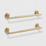 LISTINGOPT::kovosis::no-drill-or-drill-retractable-towel-bar-304-stainless-steel-wall-mounted-towel-rack-adjustable-hanging-drying-bar-for-bathroom::color-punching-gold