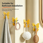 LISTINGOPT::kovosis::no-drilling-swivel-butterfly-hook::color-yellow