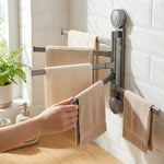 LISTINGOPT::kovosis::no-need-to-drill-suction-cup-rotating-towel-rack-multi-bar-folding-rack-towel-rack-bathroom-bath-towel-rack-kitchen-storage-rack::02-inuse
