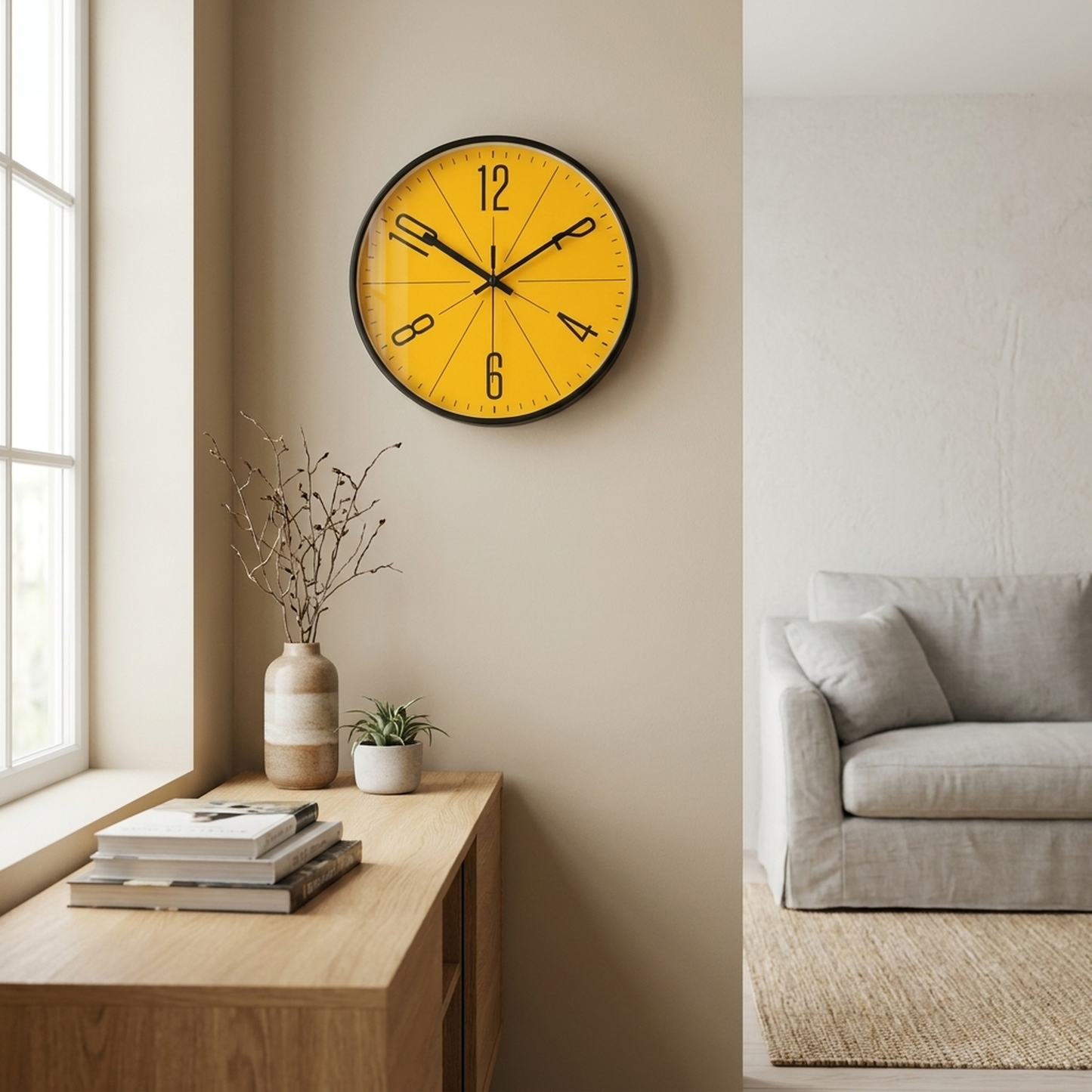 LISTINGOPT::kovosis::nordic-black-wall-clock-for-striking-simplicity::01-hero
