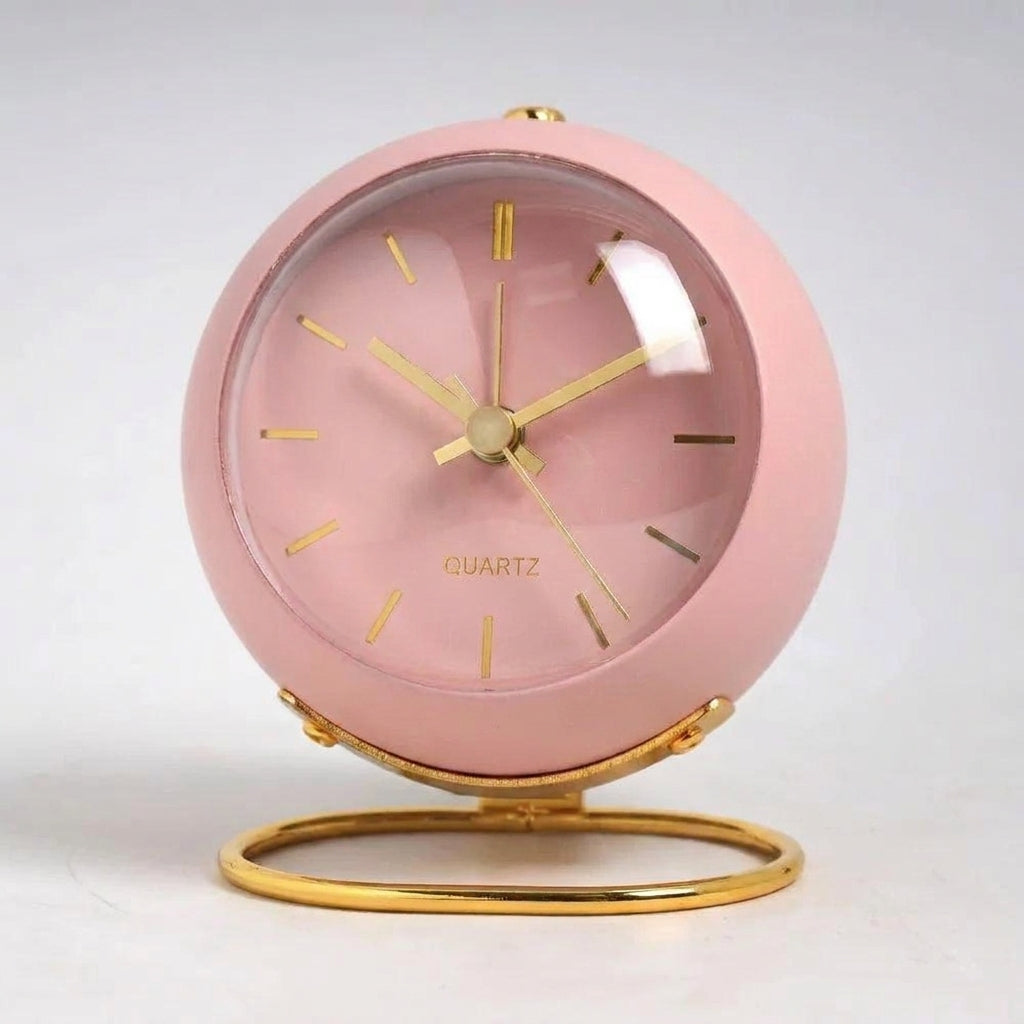 LISTINGOPT::kovosis::nordic-creative-electronic-desk-clock-minimalist-childrens-alarm-clock-new-desktop-bedside-student-silent-luminous-pointer::color-pink