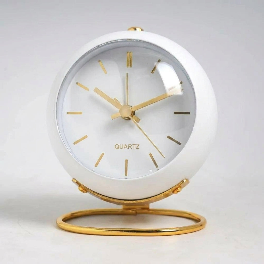 LISTINGOPT::kovosis::nordic-creative-electronic-desk-clock-minimalist-childrens-alarm-clock-new-desktop-bedside-student-silent-luminous-pointer::color-white