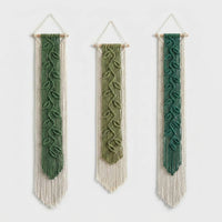 LISTINGOPT::kovosis::nordic-leaf-woven-macrame-tapestry-hanging-boho-garden-tassel-wall-hanging-living-room-bedroom-home-hotel-decor-dream-catcher::color-green