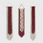 LISTINGOPT::kovosis::nordic-leaf-woven-macrame-tapestry-hanging-boho-garden-tassel-wall-hanging-living-room-bedroom-home-hotel-decor-dream-catcher::color-wine-red