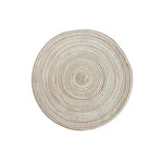 LISTINGOPT::kovosis::nordic-style-imitation-cotton-yarn-placemat-round-ramie-woven-coaster-insulation-dish-mat-household-anti-scald-mat::color-round-milk-coffee-co