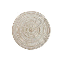 LISTINGOPT::kovosis::nordic-style-imitation-cotton-yarn-placemat-round-ramie-woven-coaster-insulation-dish-mat-household-anti-scald-mat::color-round-milk-coffee-co