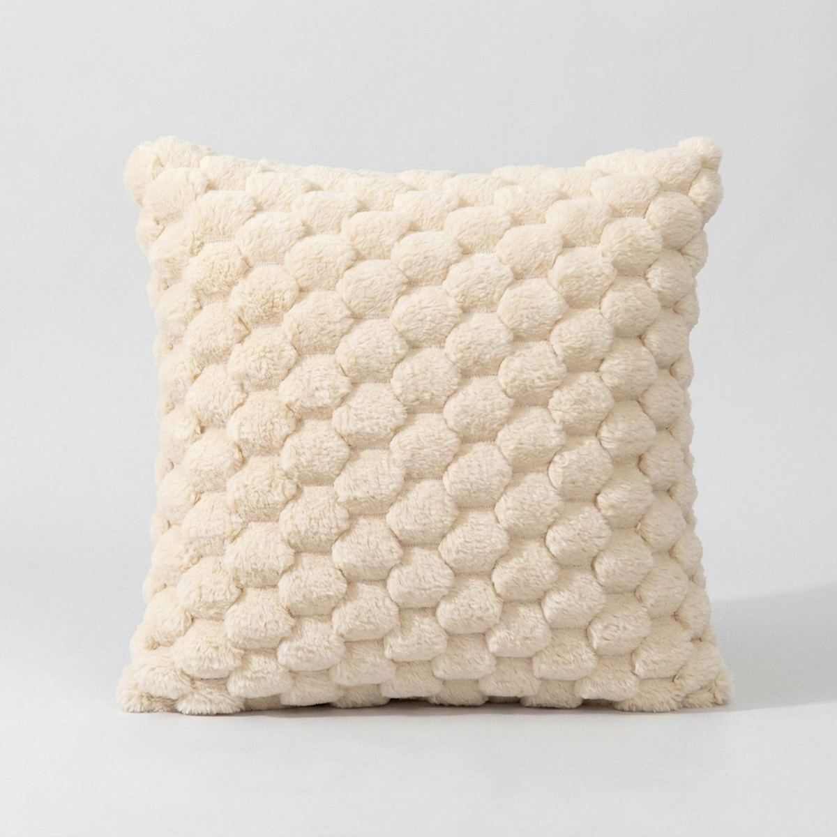 LISTINGOPT::kovosis::nordic-velvet-bobble-cushion-cover-adds-tactile-depth::color-cream