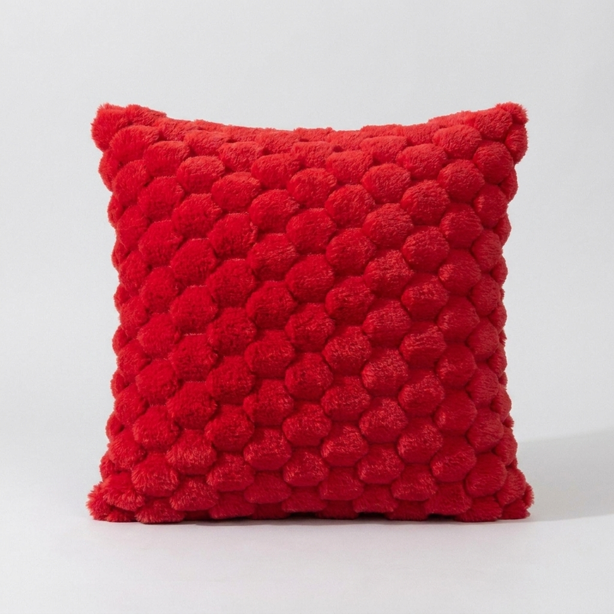 LISTINGOPT::kovosis::nordic-velvet-bobble-cushion-cover-adds-tactile-depth::color-red