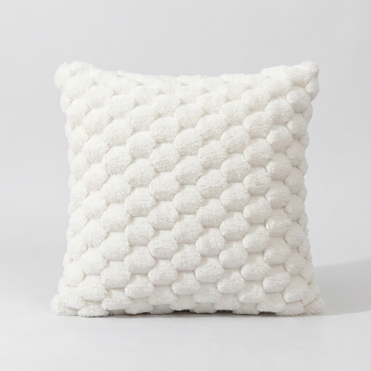 LISTINGOPT::kovosis::nordic-velvet-bobble-cushion-cover-adds-tactile-depth::color-white