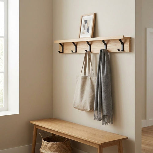 LISTINGOPT::kovosis::nordivo-wandgarderobe-mit-beweglichen-doppelhaken-skandinavisches-design-holz-aluminium-platzsparend-modern::01-hero