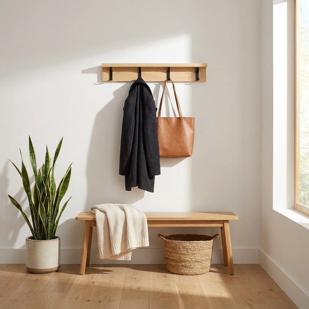 LISTINGOPT::kovosis::nordivo-wandgarderobe-mit-beweglichen-doppelhaken-skandinavisches-design-holz-aluminium-platzsparend-modern::03-lifestyle