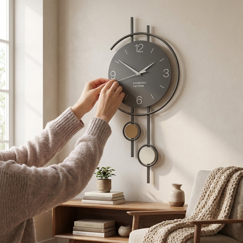 LISTINGOPT::kovosis::nordtick-silent-scandinavian-wall-clock::02-inuse