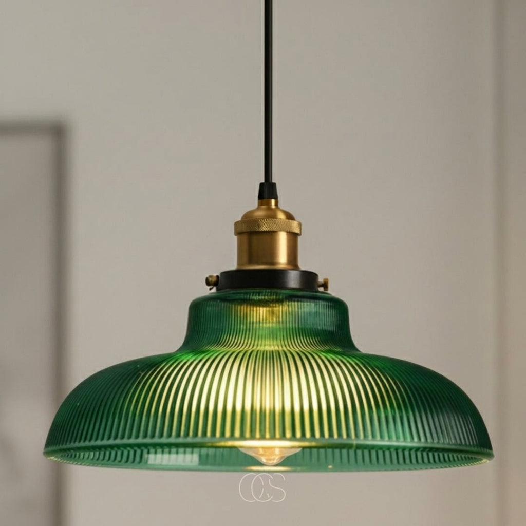 LISTINGOPT::kovosis::ocs-vintage-hanglamp-van-glas-en-metaal::color-groen