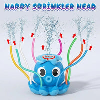 LISTINGOPT::kovosis::octopus-water-spray-sprinkler-for-kids-outdoor-sprinklers-summer-octopuses-toys-with-8-wiggle-tubes-and-2-hose-clamps::color-blue