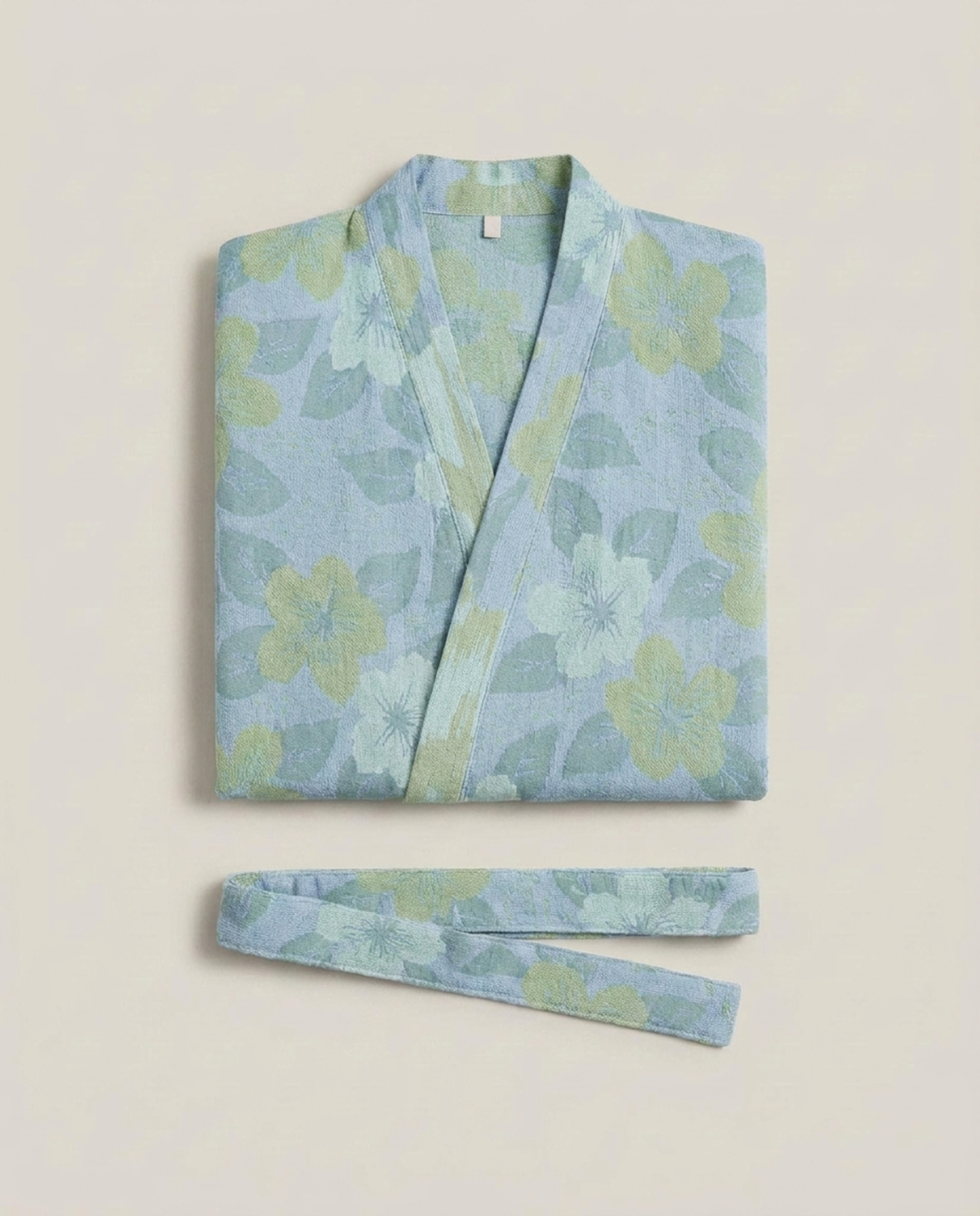 LISTINGOPT::kovosis::organic-cotton-kimono-bathrobe-for-airy-comfort::color-light-green---blue