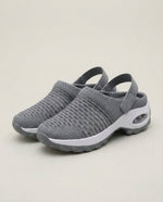 LISTINGOPT::kovosis::orthopadische-clogs-damen-mesh-luftpolster-dampfung-rutschfeste-slipper-airova::color-grau