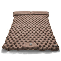 LISTINGOPT::kovosis::outdoor-camping-double-inflatable-mattress-extra-wide-sleeping-pad-ultralight-folding-bed-sleeping-mat-car-travel-mat::color-desert-yellow
