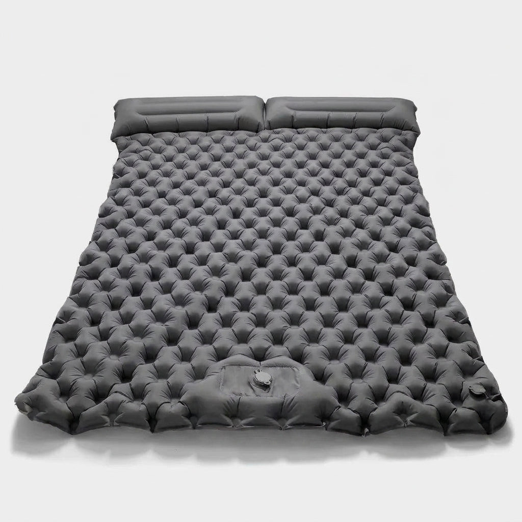 LISTINGOPT::kovosis::outdoor-camping-double-inflatable-mattress-extra-wide-sleeping-pad-ultralight-folding-bed-sleeping-mat-car-travel-mat::color-gray