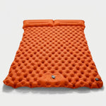 LISTINGOPT::kovosis::outdoor-camping-double-inflatable-mattress-extra-wide-sleeping-pad-ultralight-folding-bed-sleeping-mat-car-travel-mat::color-orange