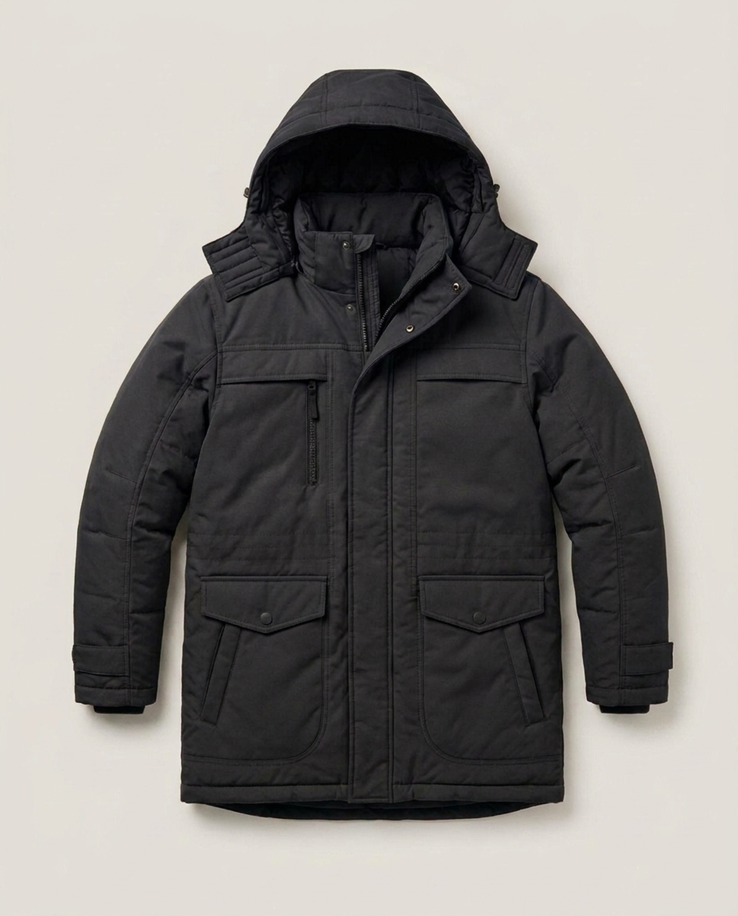 LISTINGOPT::kovosis::padded-parka-for-cold-weather-protection::color-black