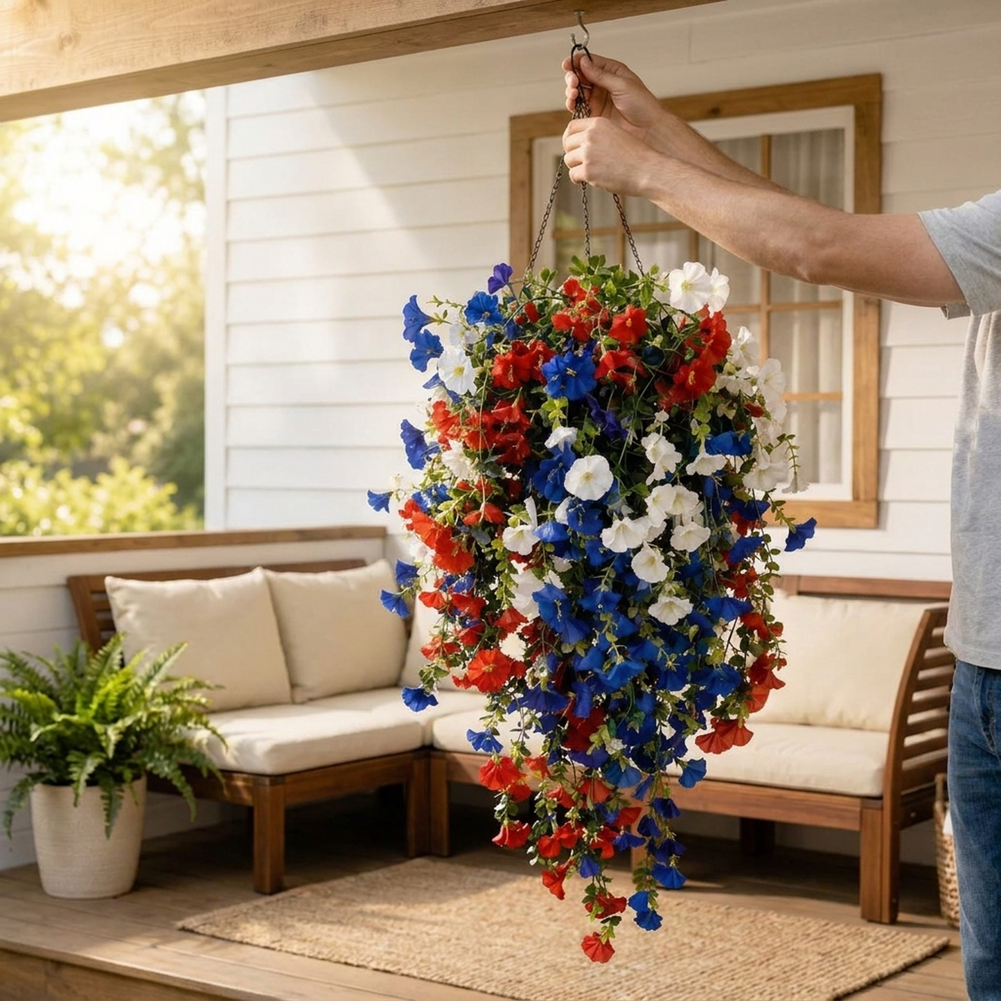 LISTINGOPT::kovosis::patriotic-hanging-flower-basket-glows-after-dark::02-inuse
