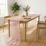 LISTINGOPT::kovosis::pink-gauze-table-runner-romantic-pearl-mesh-tablecloth-wedding-dinning-table-cover-decoration-birthday-baby-shower-party-decor::03-lifestyle