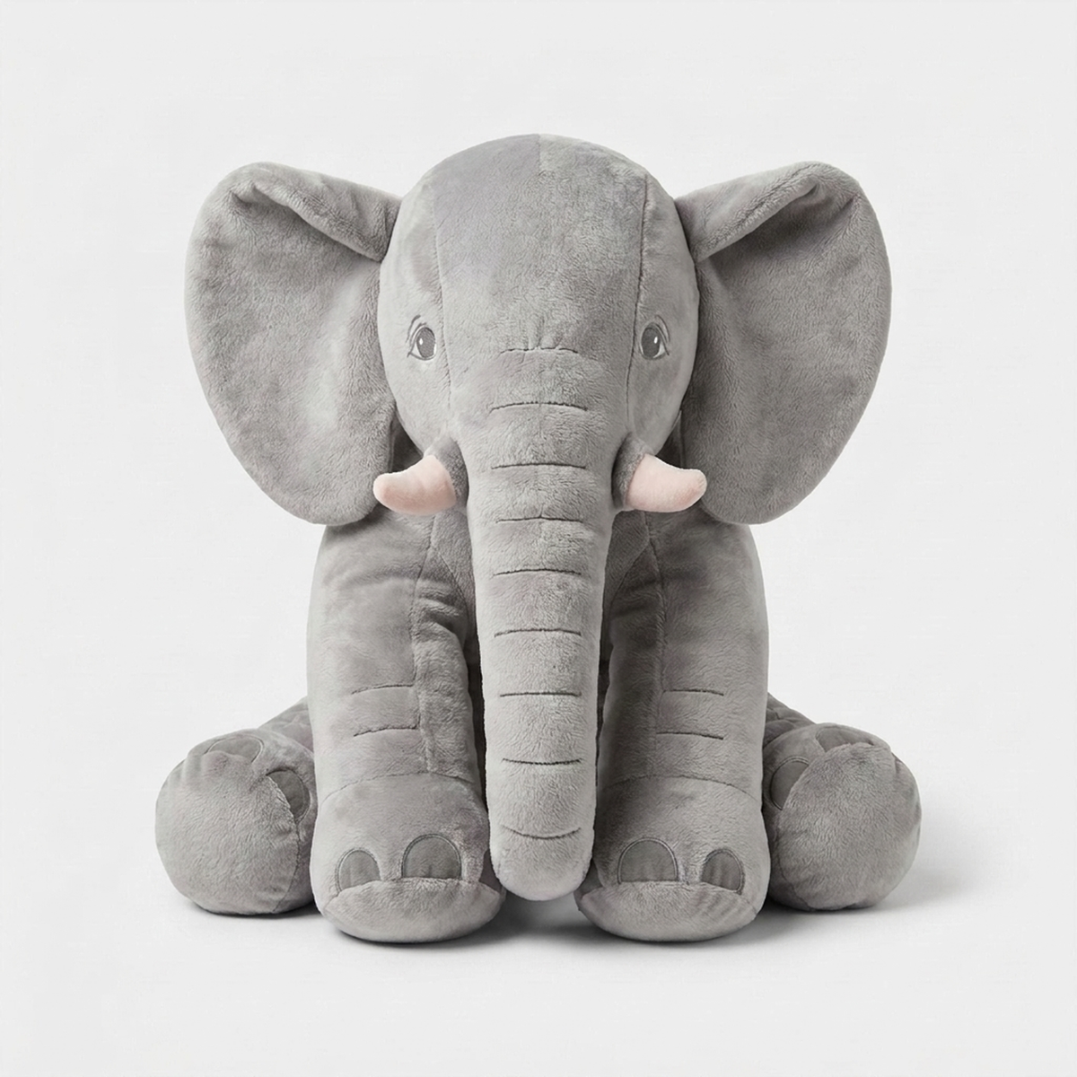 LISTINGOPT::kovosis::plush-elephant-for-cozy-cuddle-moments::color-grey