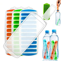 LISTINGOPT::kovosis::pop-out-plastic-ice-cube-tray-with-lid-reusable-ice-stick-tray-mold-for-water-and-sport-bottles::color-orange