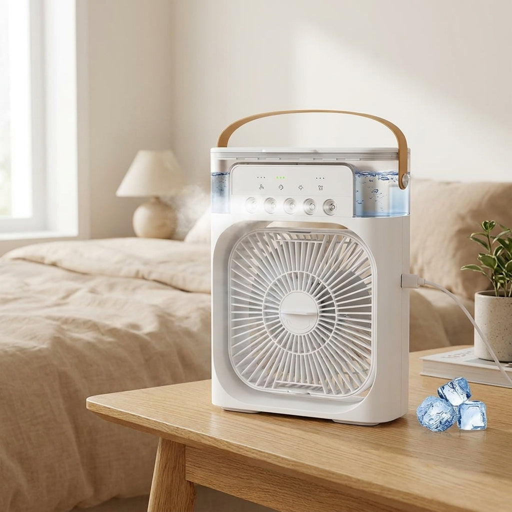 LISTINGOPT::kovosis::portable-mini-air-cooler-fan-3-speed-usb-personal-cooler-timer-spray-modes::01-hero