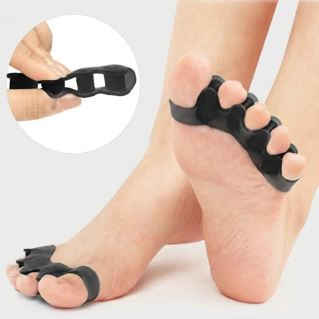 LISTINGOPT::kovosis::protective-toe-separator-suitable-bunion-yoga-gel-silicone-hammer-toes-corrector-for-women-men-straighteners-overlapping-1-pair::color-black