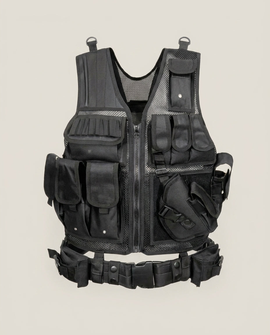 LISTINGOPT::kovosis::quick-release-multi-functional-breathable-vest-for-outdoor-adventure-camping-hiking-fishing-training::04-closeup