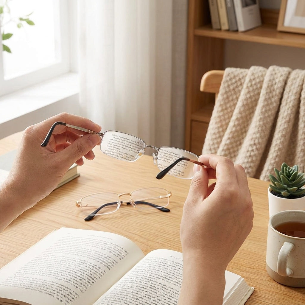 LISTINGOPT::kovosis::reading-glasses-light-adaptive-anti-glare-frame::02-inuse