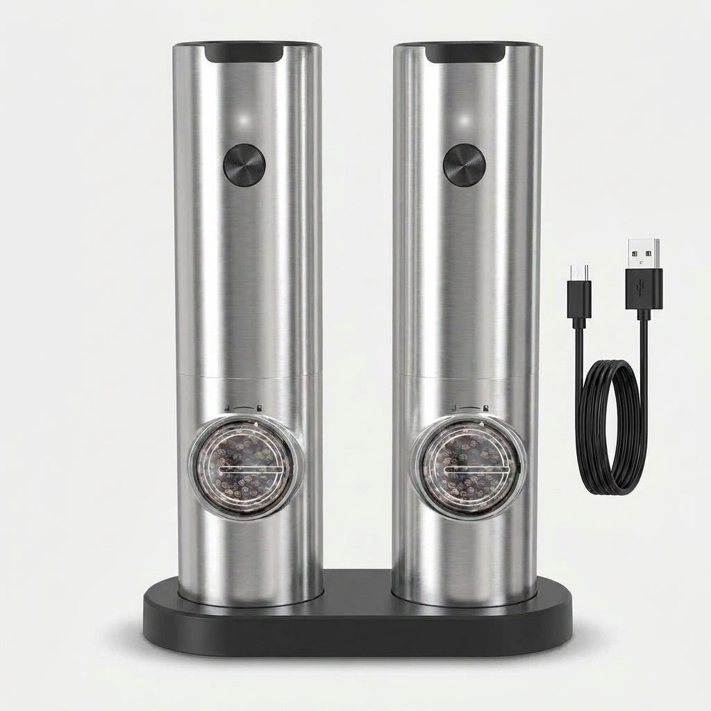 LISTINGOPT::kovosis::rechargeable-electric-salt-and-pepper-mill-set::color-silver