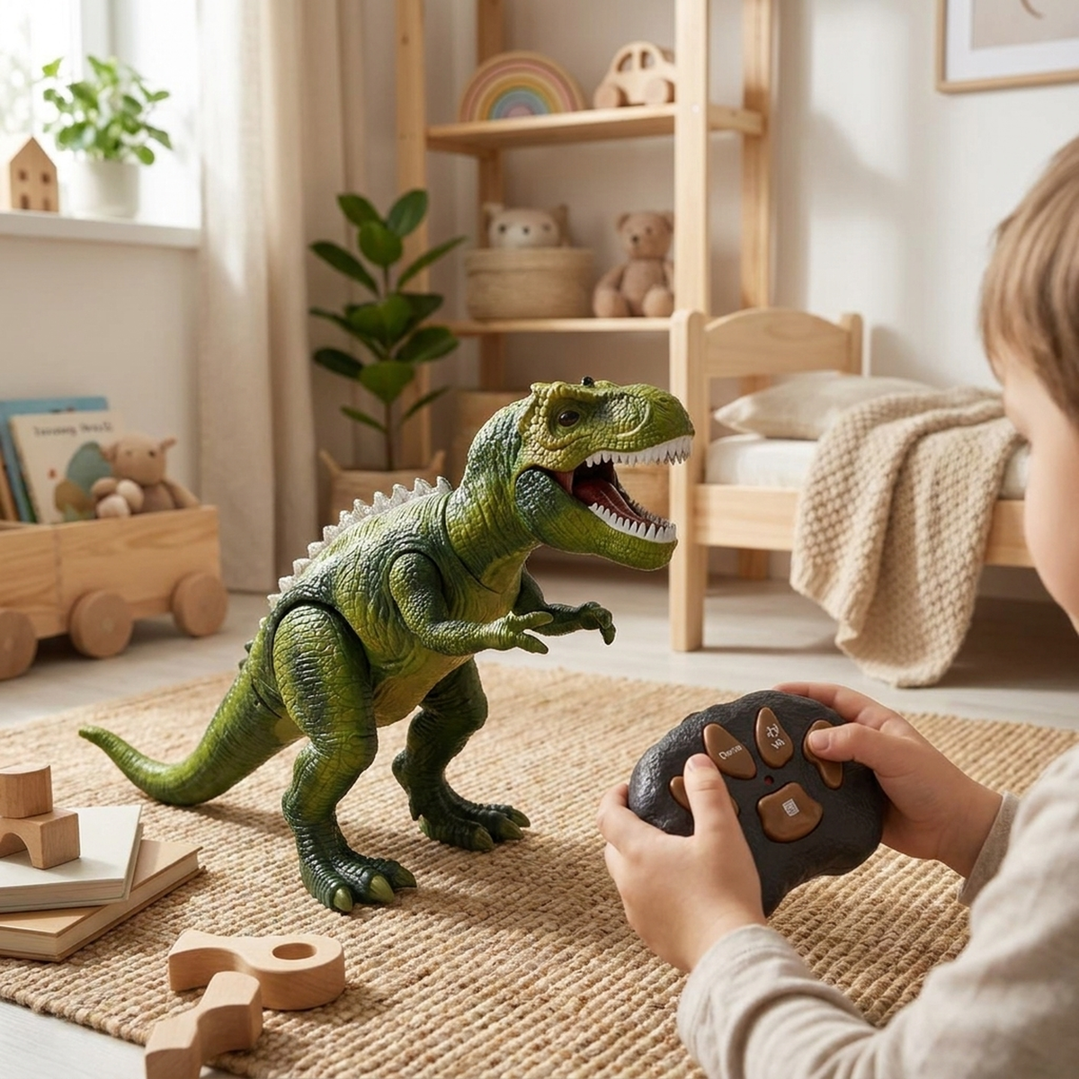 LISTINGOPT::kovosis::remote-control-dinosaur-toy-brings-jurassic-play-alive::02-inuse