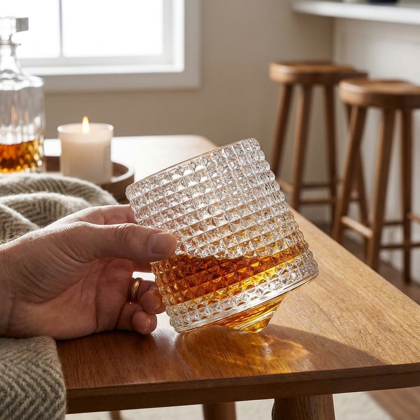 LISTINGOPT::kovosis::rotating-crystal-whiskey-glass-set-for-richer-aroma::02-inuse