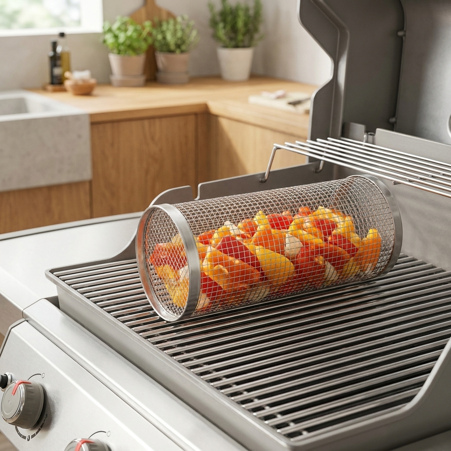 LISTINGOPT::kovosis::rotating-grill-basket-for-even-cooking::01-hero