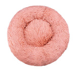 LISTINGOPT::kovosis::round-dog-bed-winter-warm-cat-bed-plush-basket-for-dog-washable-pet-bed-for-small-medium-large-dog-sofa-cat::color-leather-pink