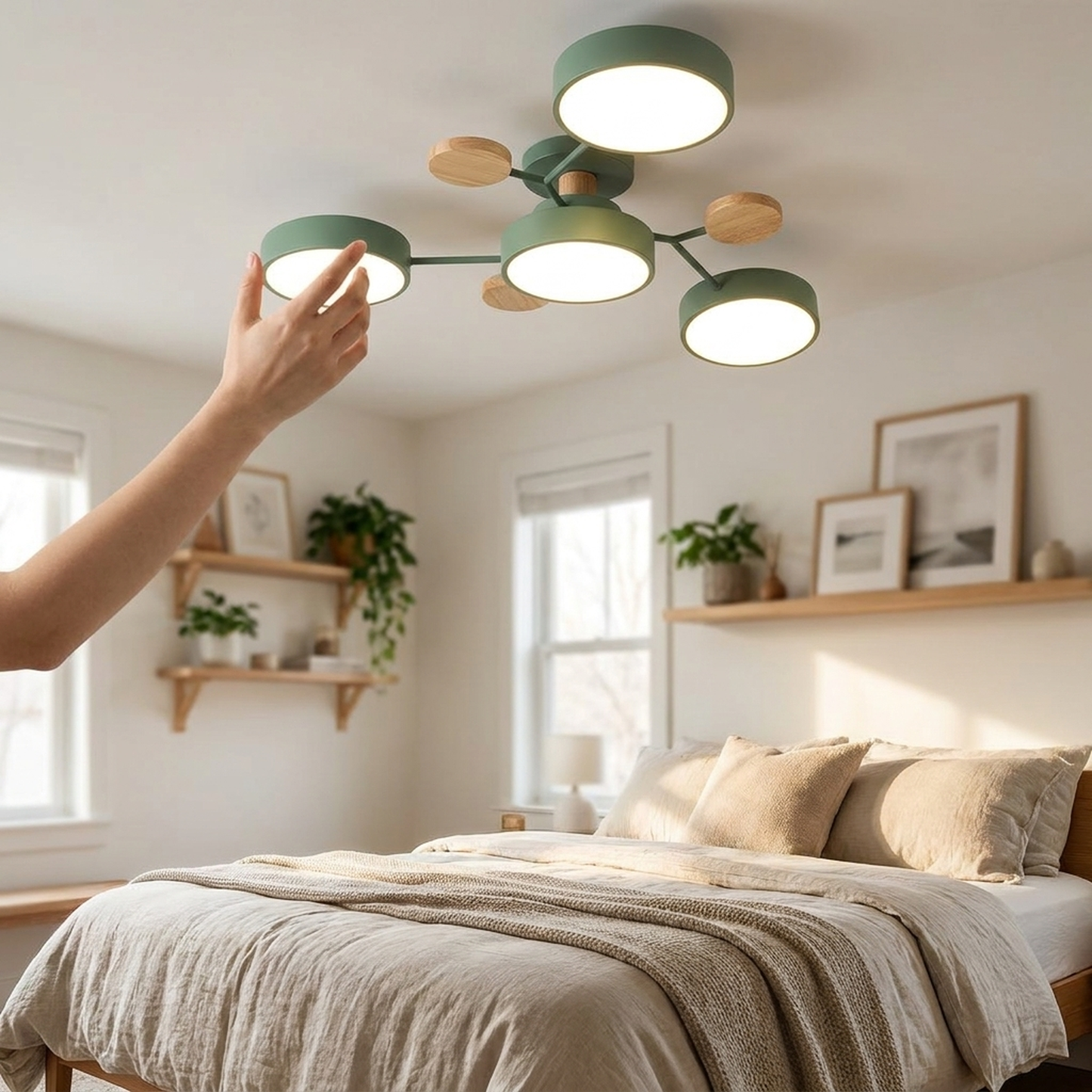 LISTINGOPT::kovosis::round-led-ceiling-light-sleek-modern-glow::02-inuse