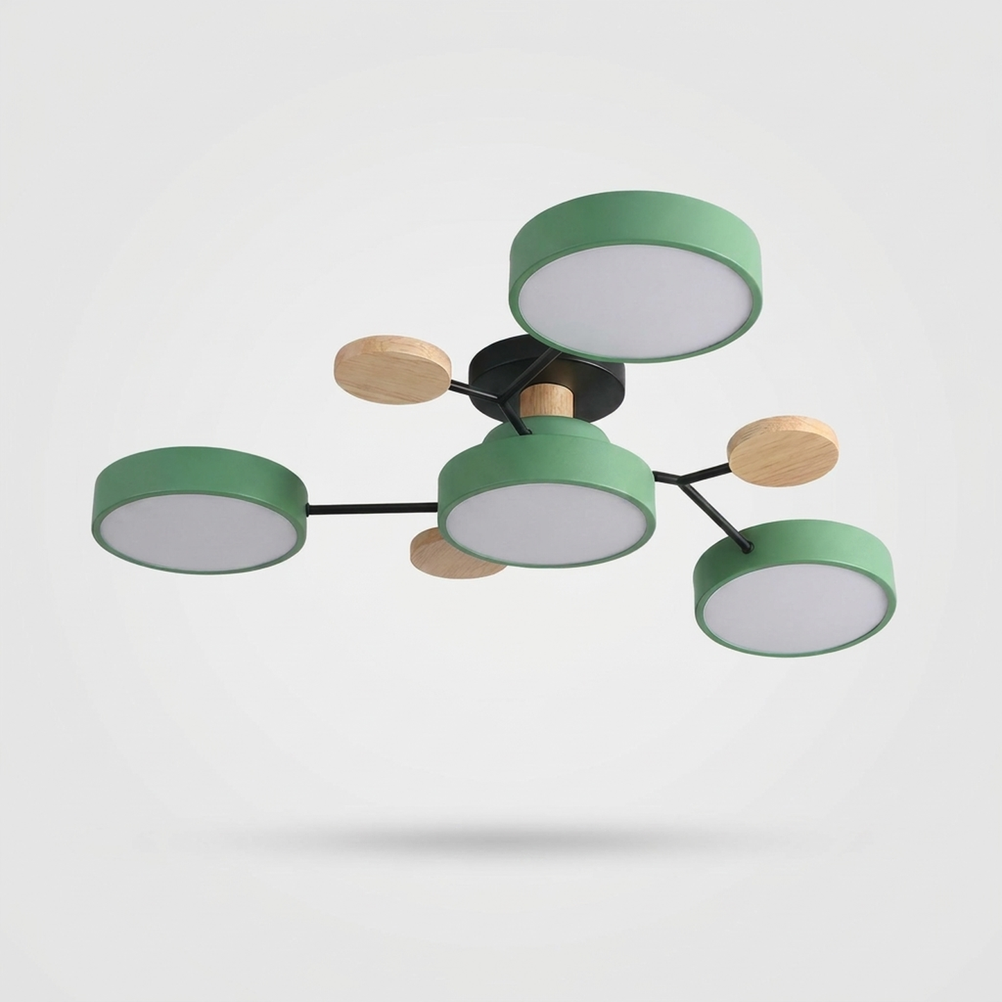 LISTINGOPT::kovosis::round-led-ceiling-light-sleek-modern-glow::color-green